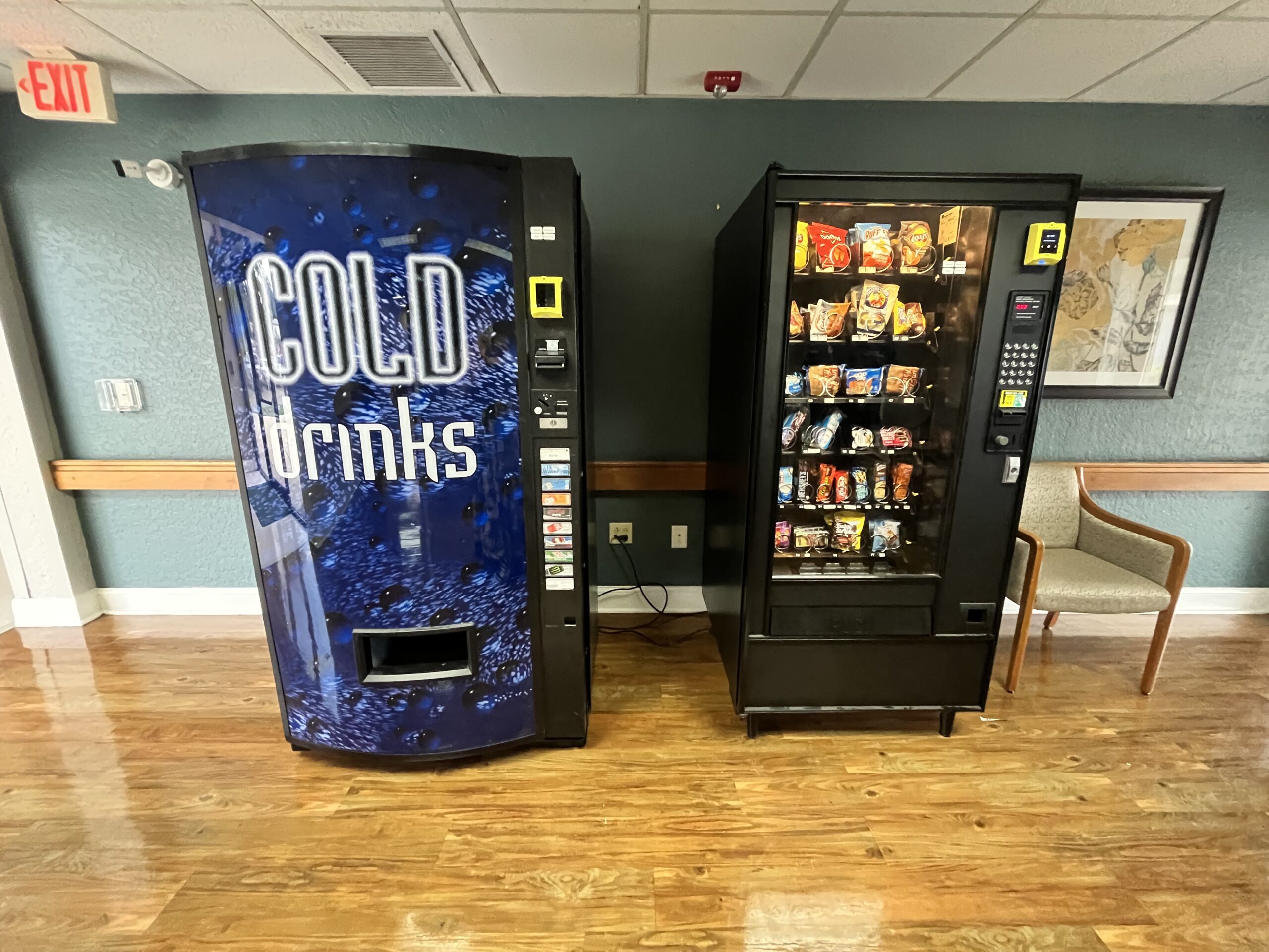 Jacksonville Vending Machines In Break Room